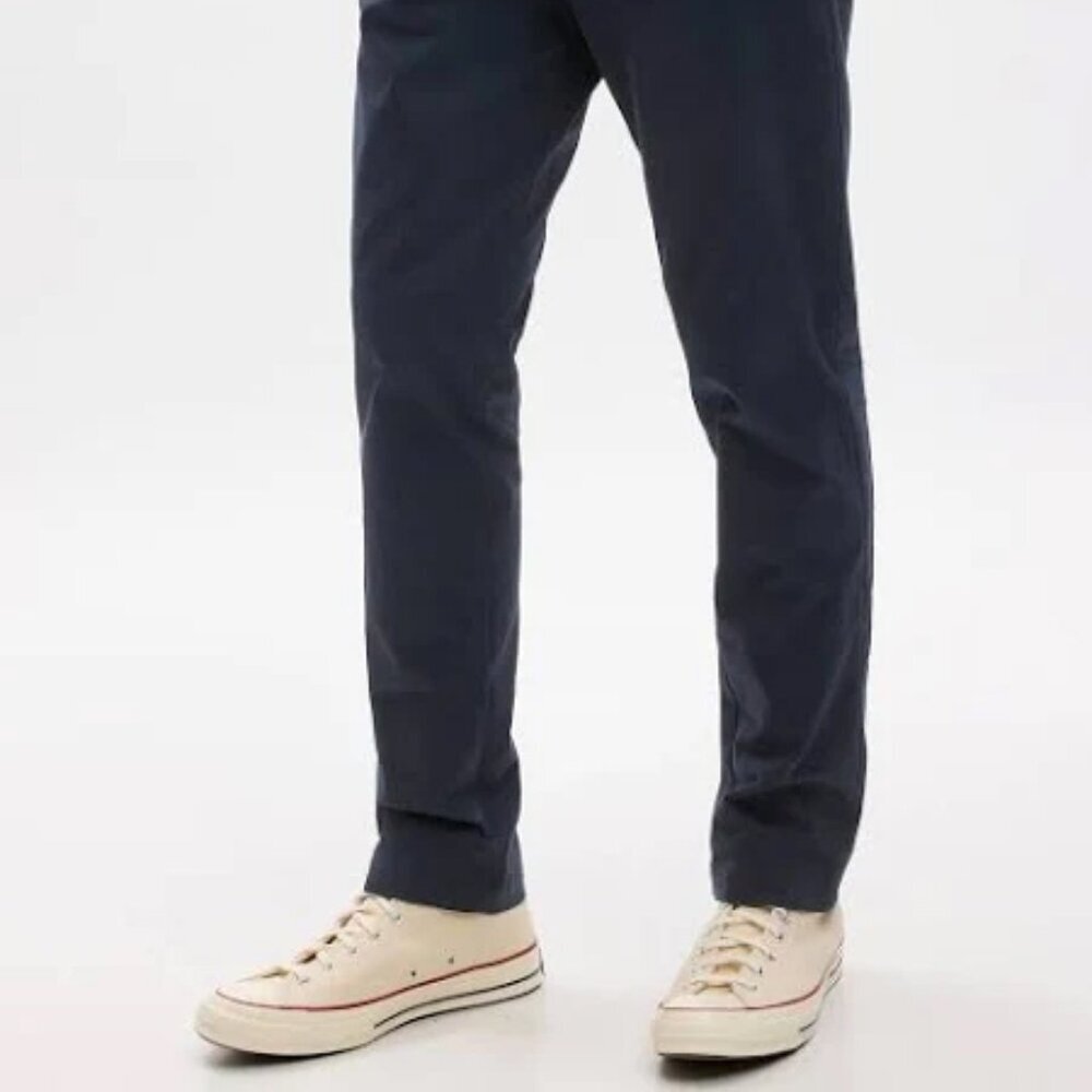 GAP Men’s Essential Khaki Slim Fit Pants Navy Blue Size 31x32 GapFlex - Picture 3 of 8